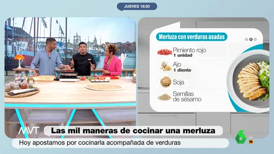 MVT El chef Carlos Maldonado cocina una merluza con verduras: la receta de un estrella Michelin MVT El chef Carlos Maldonado cocina una merluza con verduras: la receta de un estrella Michelin