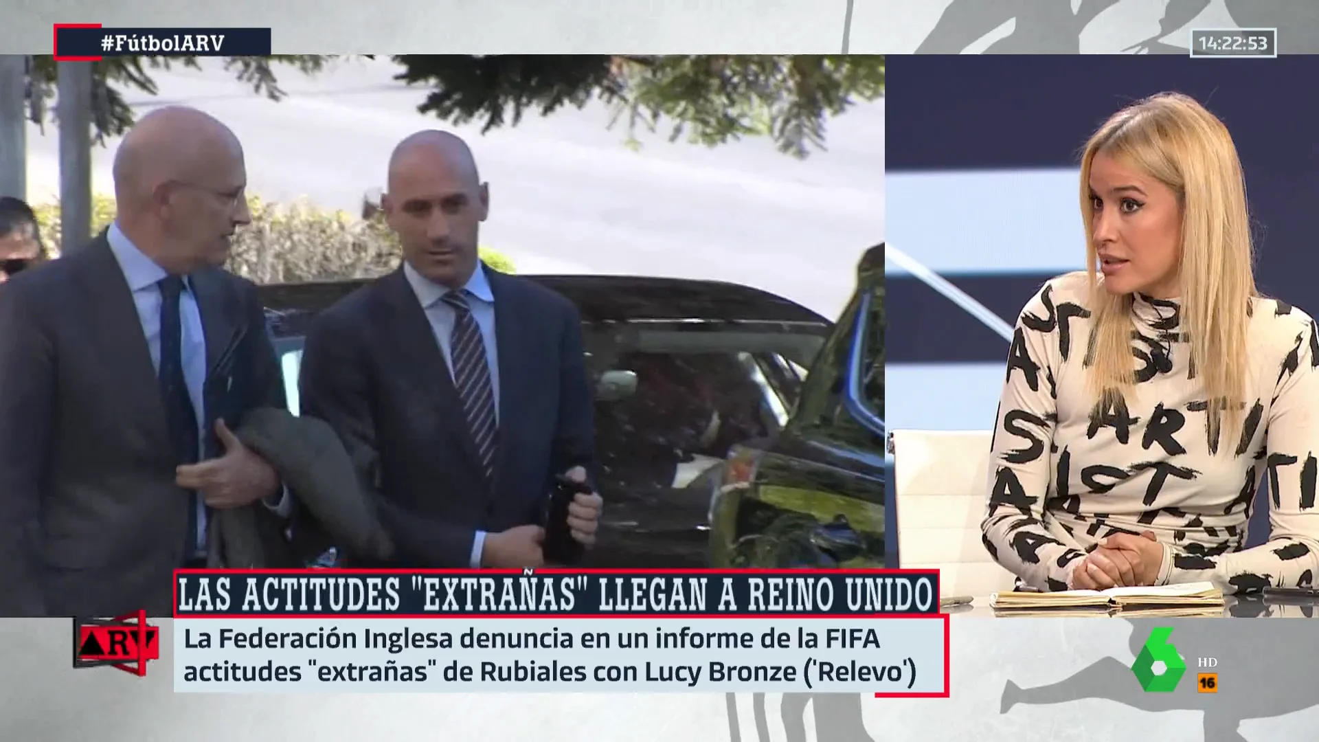 Afra Blanco sobre Rubiales