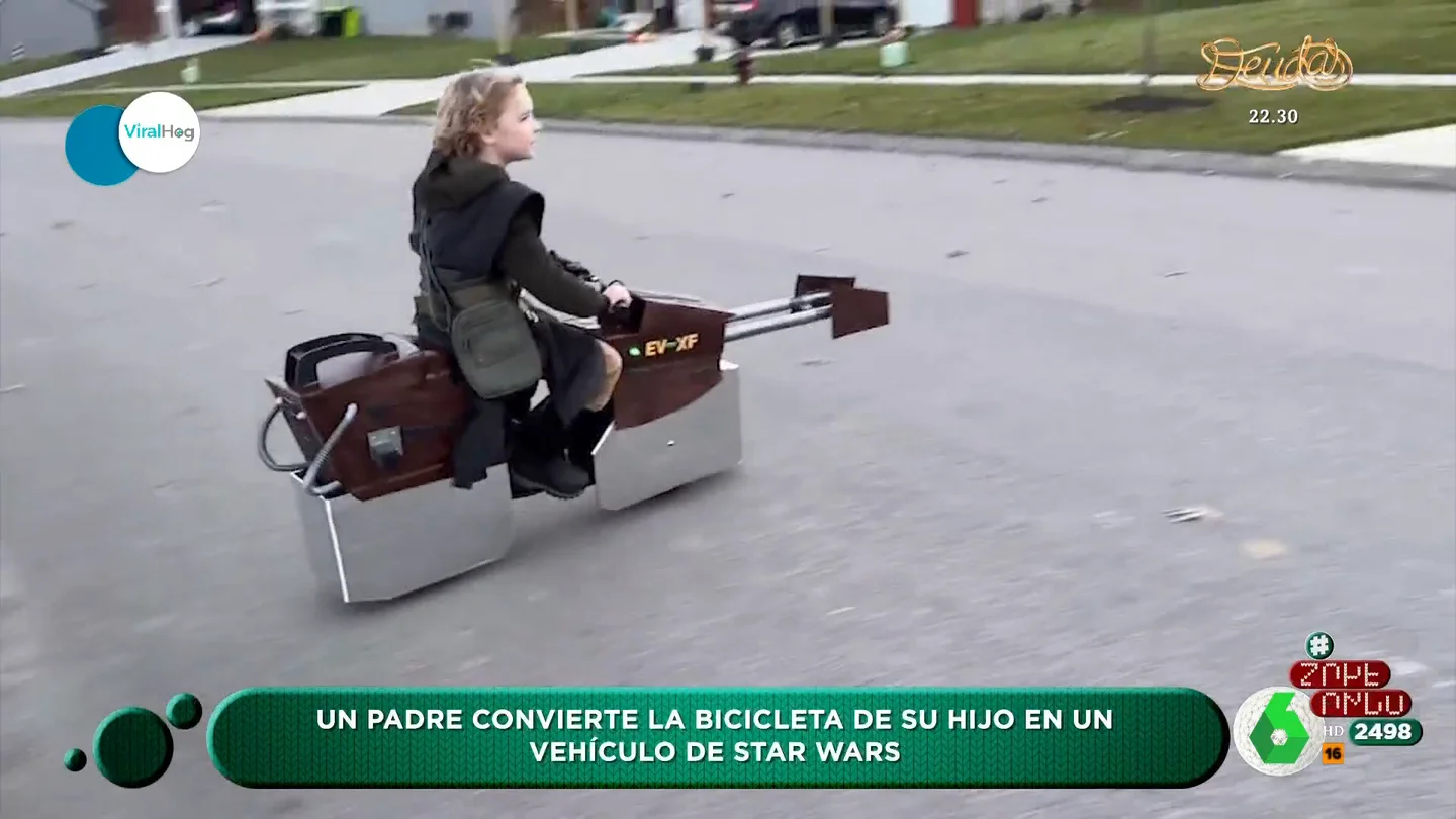 Una bicicleta eléctrica al estilo 'Star Wars' o un rocódromo en casa: los regalos más alucinantes para niños Una bicicleta eléctrica al estilo 'Star Wars' o un rocódromo en casa: los regalos más alucinantes para niños