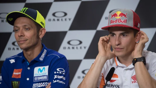 Valentino Rossi y Marc Márquez Valentino Rossi y Marc Márquez