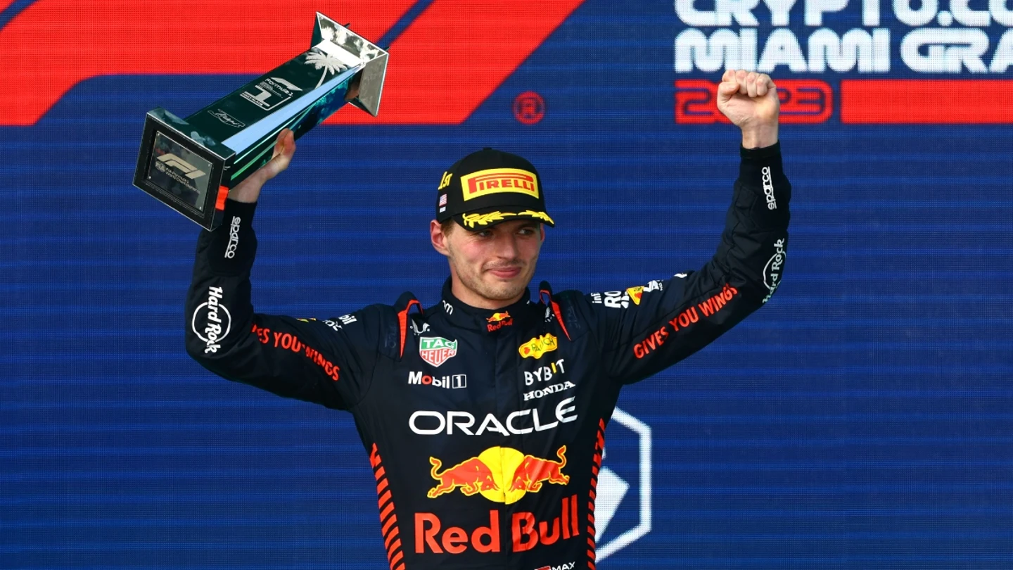 Max Verstappen, tras una victoria Max Verstappen, tras una victoria