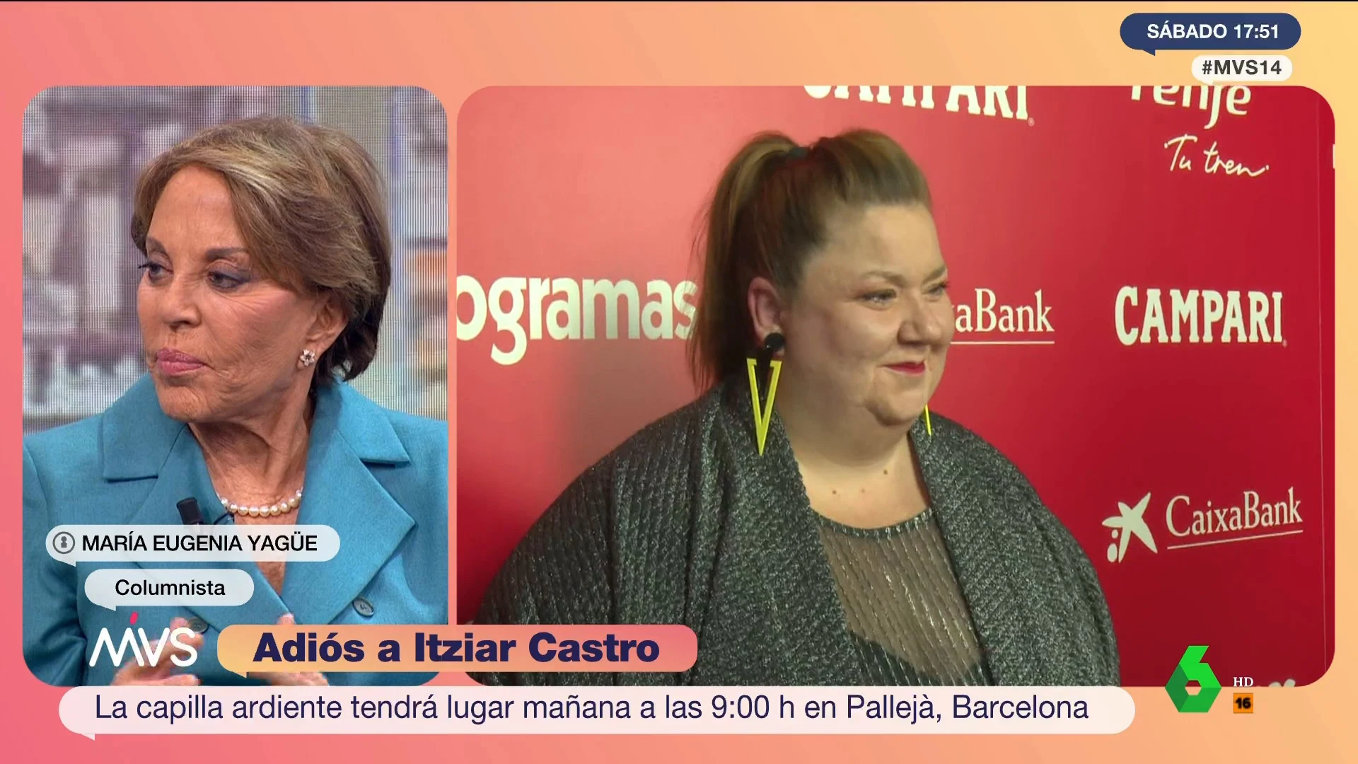 María Eugenia Yagüe carga contra quienes critican a Itziar Castro después de muerta