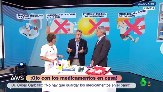 Ni en el baño, ni en la cocina: César Carballo aclara dónde deberíamos guardar las medicinas Ni en el baño, ni en la cocina: César Carballo aclara dónde deberíamos guardar las medicinas