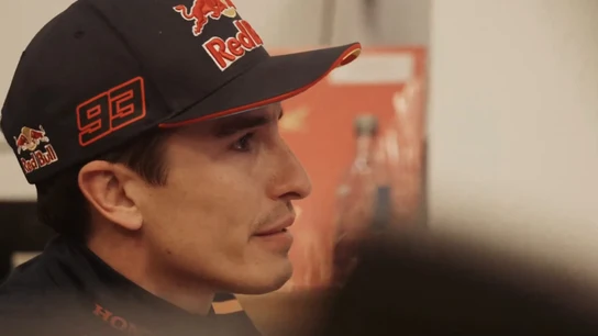 Marc Márquez, entre lágrimas Marc Márquez, entre lágrimas