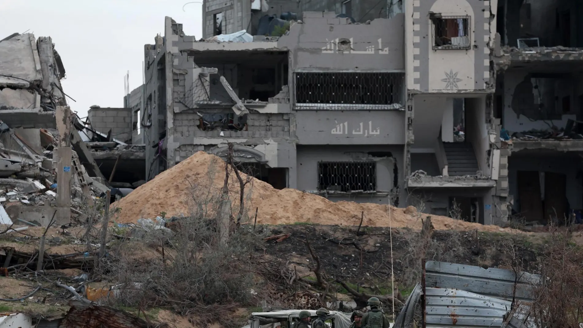 Imagen de la destrucción en Gaza
