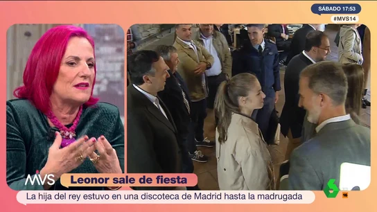 Karmele Izaguirre desvela todos los detalles sobre la noche de fiesta de Leonor en Madrid Karmele Izaguirre desvela todos los detalles sobre la noche de fiesta de Leonor en Madrid