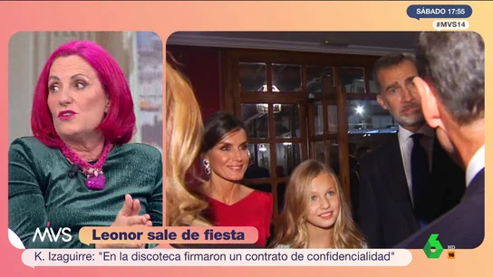 Karmele Izaguirre: "Hasta ahora Letizia ha controlado los designios de su hija, pero ya no depende de ella" Karmele Izaguirre: "Hasta ahora Letizia ha controlado los designios de su hija, pero ya no depende de ella"