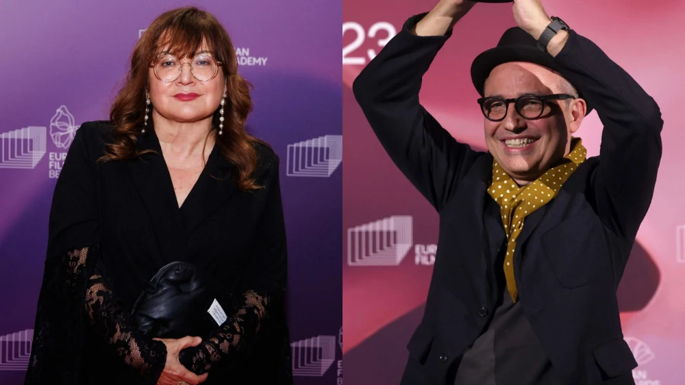 Isabel Coixet y Pablo Berger con sus premios