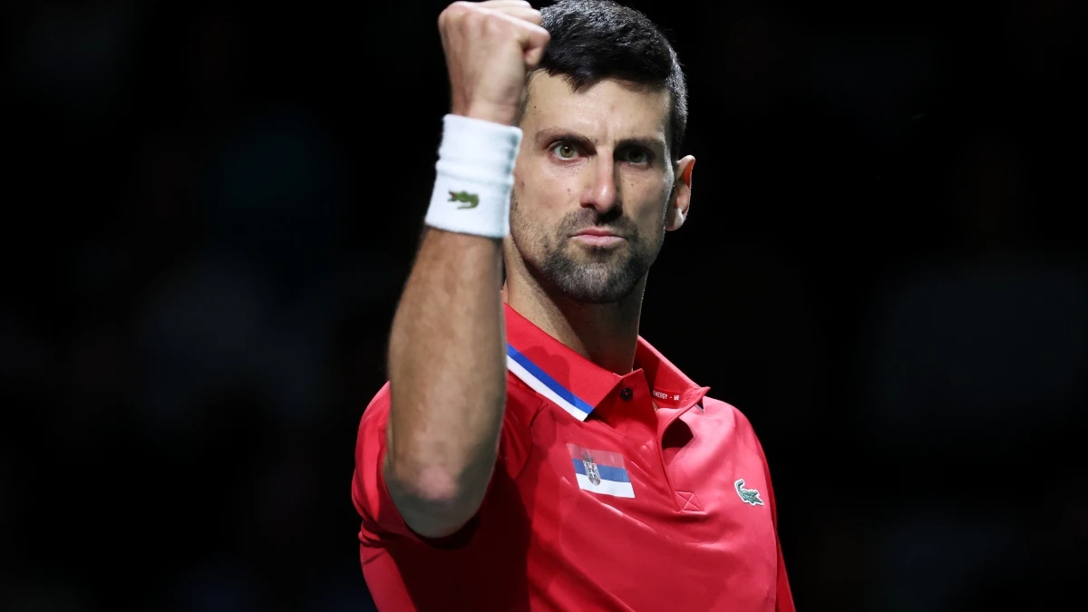 Novak Djokovic, en un partido