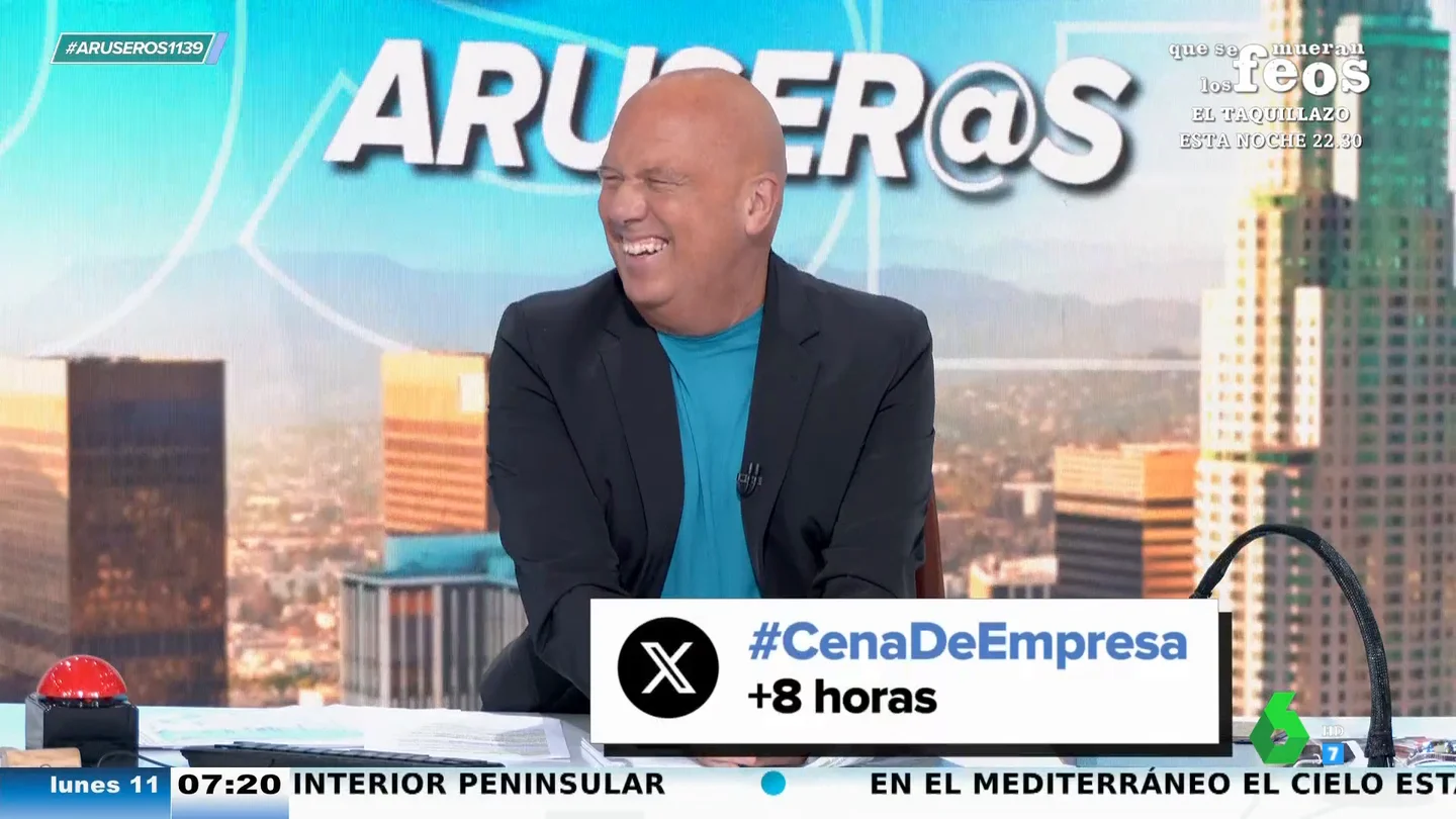 Alfonso Arús destapa el desfase de las cenas de empresa de Aruser@s: "Un colaborador sacaba a pasear a 'su amigo'" Alfonso Arús destapa el desfase de las cenas de empresa de Aruser@s: "Un colaborador sacaba a pasear a 'su amigo'"