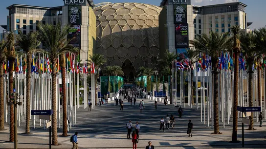 Sede de la COP28 de 2023, en Dubái Sede de la COP28 de 2023, en Dubái