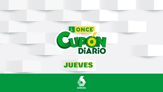 Cupón Diario de la ONCE | Resultados del sorteo del jueves Cupón Diario de la ONCE | Resultados del sorteo del jueves