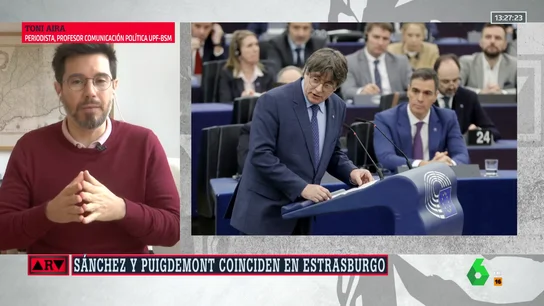 Toni Aira analiza la relación entre Puigdemont y Sánchez: "No hay sintonía ni confianza" Toni Aira analiza la relación entre Puigdemont y Sánchez: "No hay sintonía ni confianza"