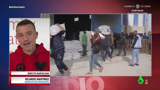 MSF advierte sobre la crisis humanitaria en Gaza: "Los estamos empujando a una guerra fratricida por los recursos" "Van a tener que empezar a luchar por sobrevivir, por los pequeños recursos que puedan tener para alimentarse ellos y a sus familias", afirma Ricardo Martínez, responsable de Médicos sin Fronteras, que alerta de que la situación en Gaza es "límite".