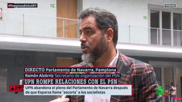 Ramón Alzórriz (PSN): "Creo que es muy grave lo que está haciendo la derecha"
