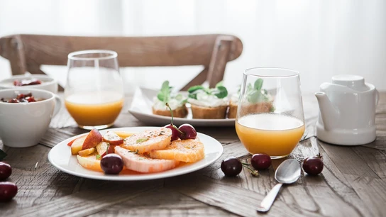 Un desayuno. Un desayuno.
