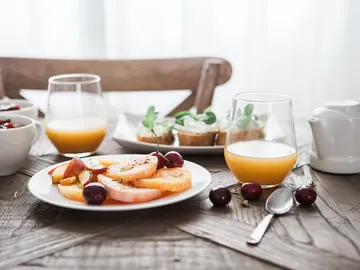 Un desayuno. Un desayuno.