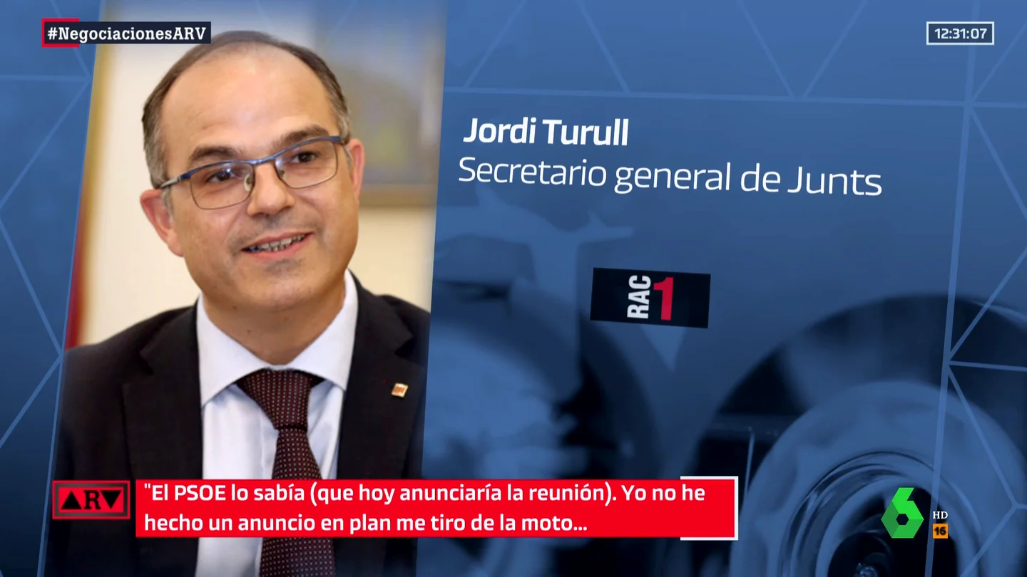 Turull dice que el PSOE sabía que anunciaría hoy la reunión entre Sánchez y Puigdemont Turull dice que el PSOE sabía que anunciaría hoy la reunión entre Sánchez y Puigdemont