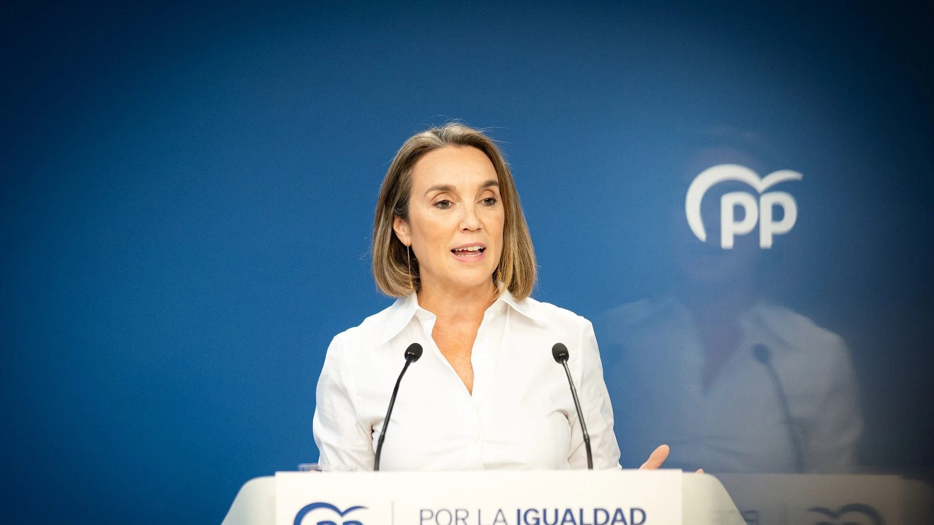 Imagen de archivo de la secretaria general del Partido Popular, Cuca Gamarra.
