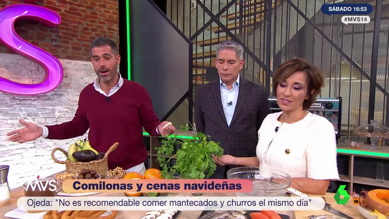 El alimento que Pablo Ojeda no recomienda, bajo ningún concepto, dejar de consumir en Navidad: "Si no apaga y vámonos"