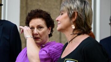 La australiana Kathleen Folbigg tras la anulación de su condena