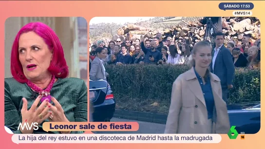 Karmele Izaguirre revela los detalles de la fiesta de Leonor en un reservado Karmele Izaguirre revela los detalles de la fiesta de Leonor en un reservado