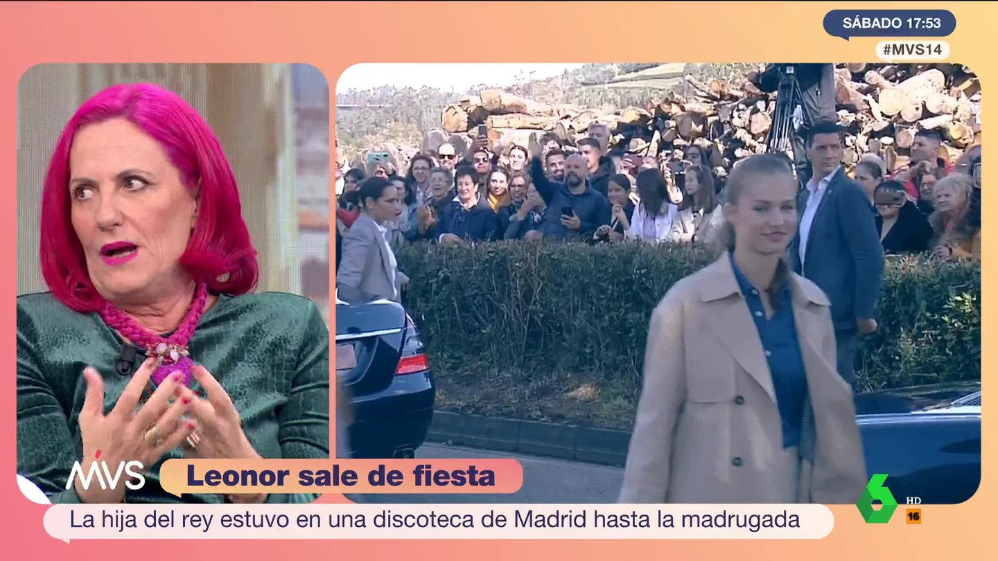 Karmele Izaguirre revela los detalles de la fiesta de Leonor en un reservado Karmele Izaguirre revela los detalles de la fiesta de Leonor en un reservado