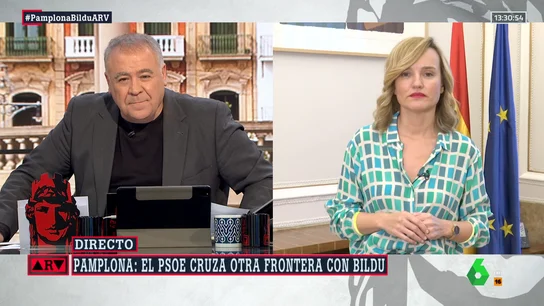 Pilar Alegría, en ARV Pilar Alegría, en ARV
