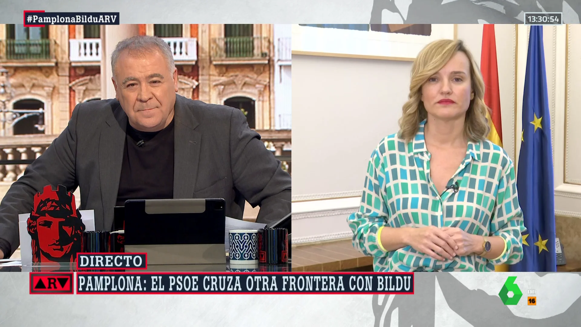 Pilar Alegría, en ARV