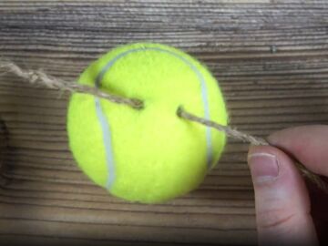 Truco de la pelota de tenis