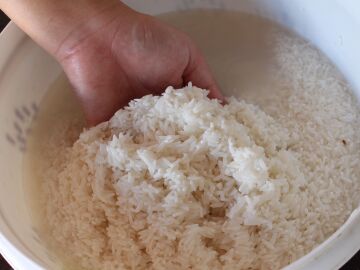 Lavado de arroz