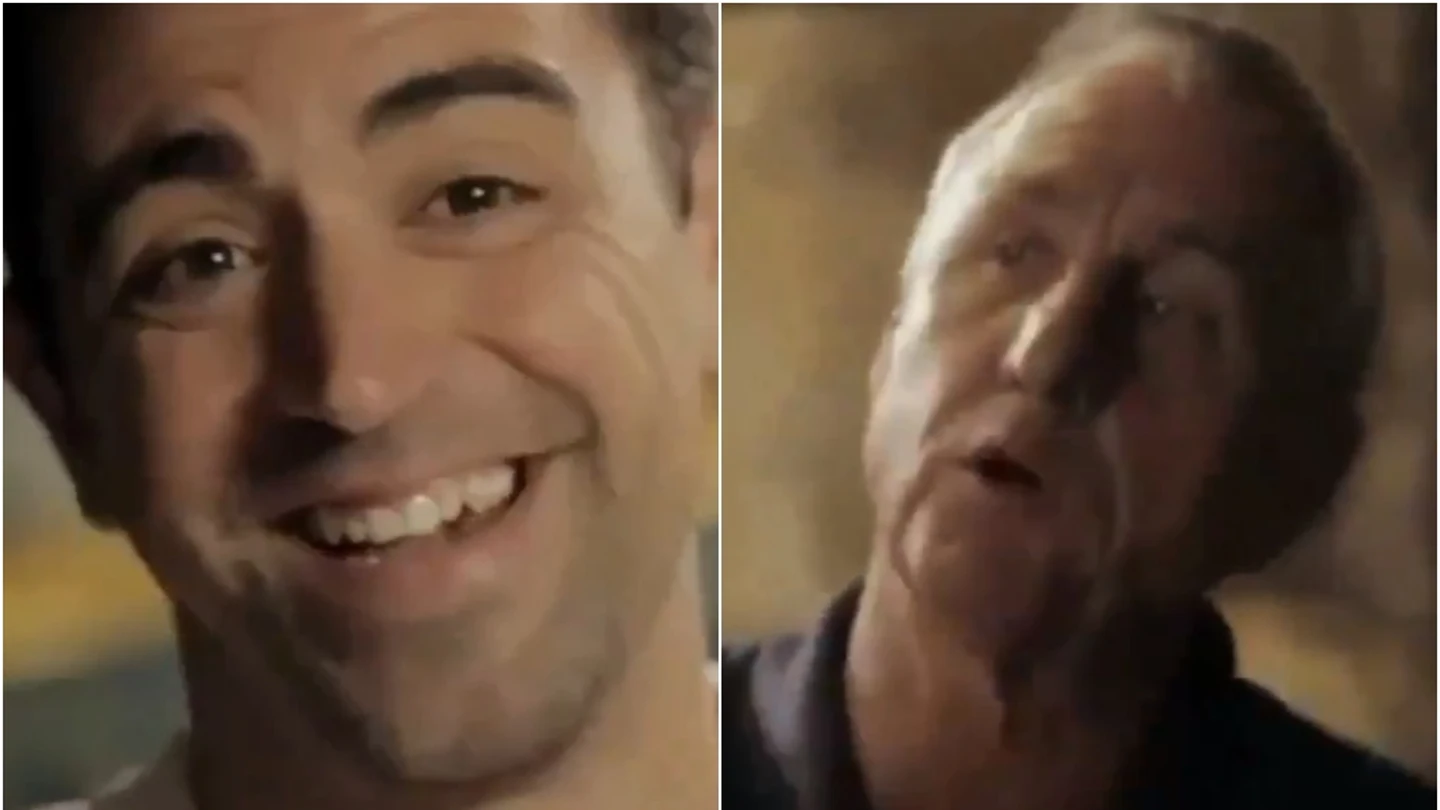 Xavi Hernández y Johan Cruyff Xavi Hernández y Johan Cruyff