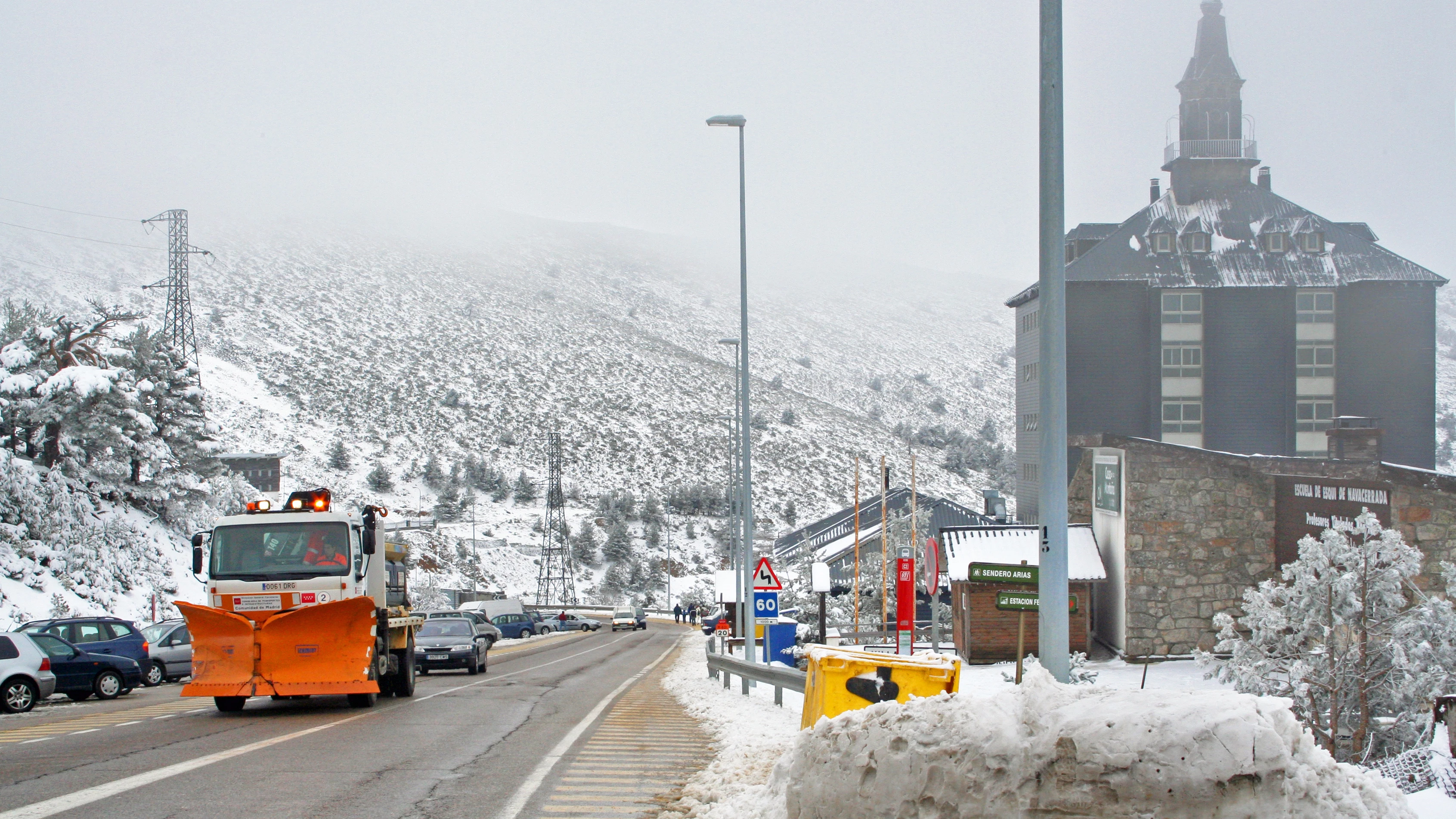 Puerto de Navacerrada, en la Comunidad de Madrid