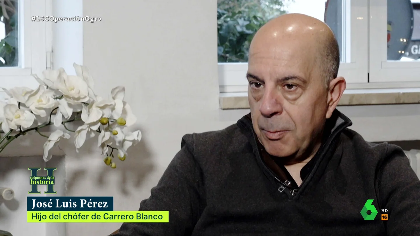 Habla el hijo del chófer muerto en el atentado de Carrero Blanco "El otro chófer se puso enfermo o algo y tuvo que cambiar el turno y le tocó a él", explica José Luis Pérez, hijo del conductor del coche de Carrero Blanco en el momento del atentado. En este vídeo, explica cómo se enteró de la muerte de su padre.