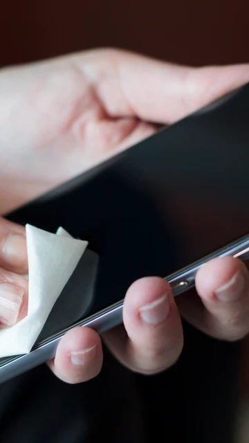 Limpiar la pantalla del móvil