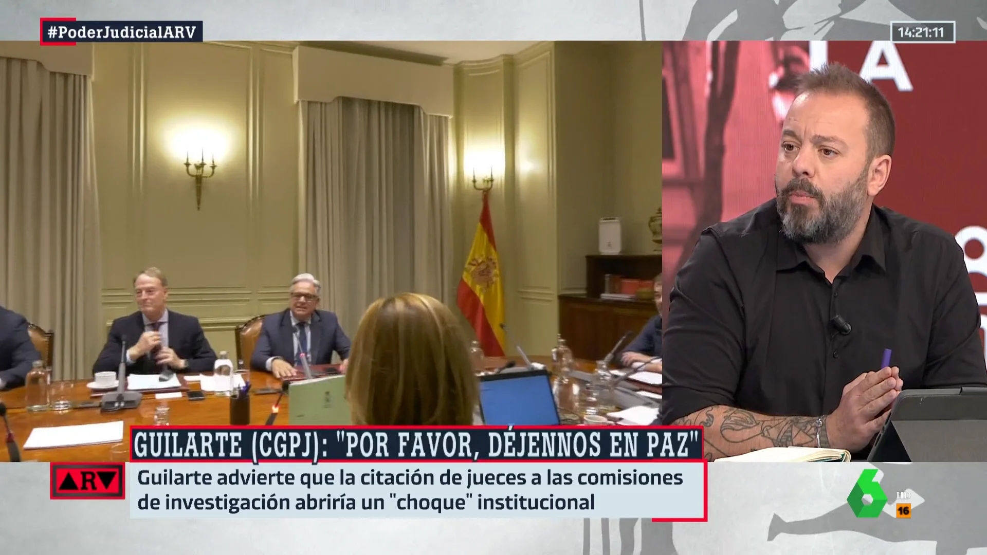 Antonio Maestre sobre el CGPJ en ARV