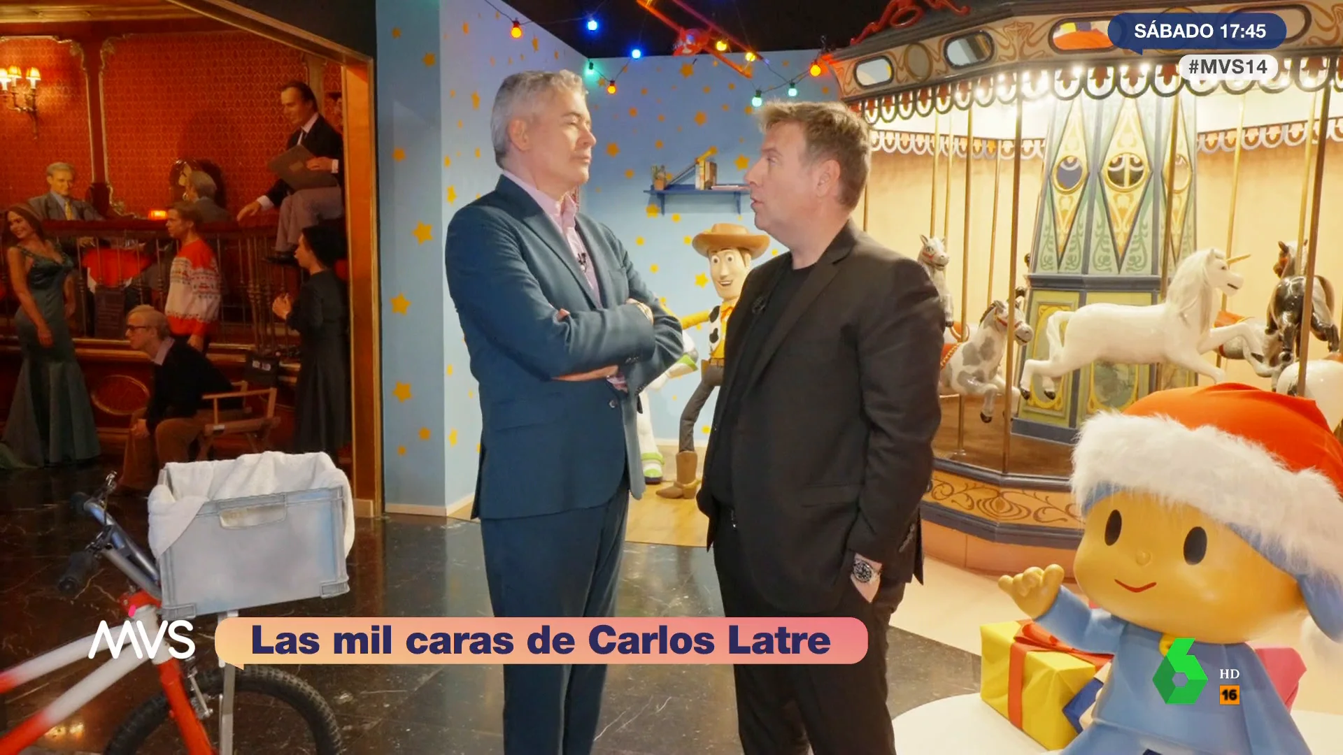 Carlos Latre habla con Boris Izaguirre