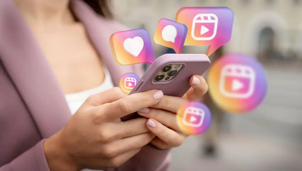 Instagram en un iPhone Instagram en un iPhone