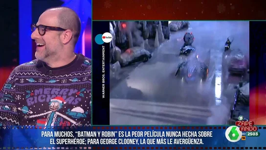 Alberto Rey, tajante con el 'Batman' de George Clooney: "Es una obra maestra del despropósito y un troleo absoluto al actor" Alberto Rey, tajante con el 'Batman' de George Clooney: "Es una obra maestra del despropósito y un troleo absoluto al actor"