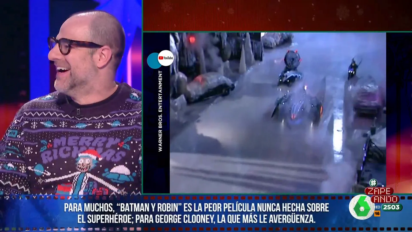 Alberto Rey, tajante con el 'Batman' de George Clooney: "Es una obra maestra del despropósito y un troleo absoluto al actor" Alberto Rey, tajante con el 'Batman' de George Clooney: "Es una obra maestra del despropósito y un troleo absoluto al actor"