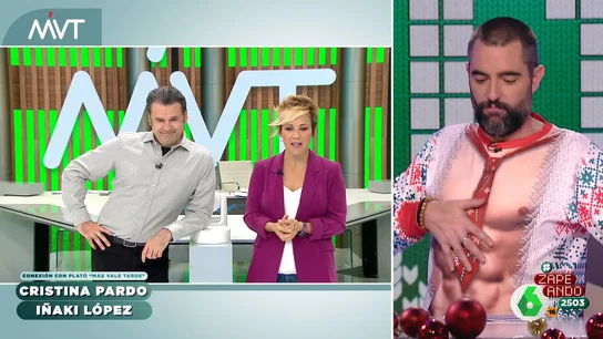 "Tengo el picatoste envuelto en llamas": la frase de 'señoro' de Dani Mateo que provoca las risas de Cristina Pardo "Tengo el picatoste envuelto en llamas": la frase de 'señoro' de Dani Mateo que provoca las risas de Cristina Pardo