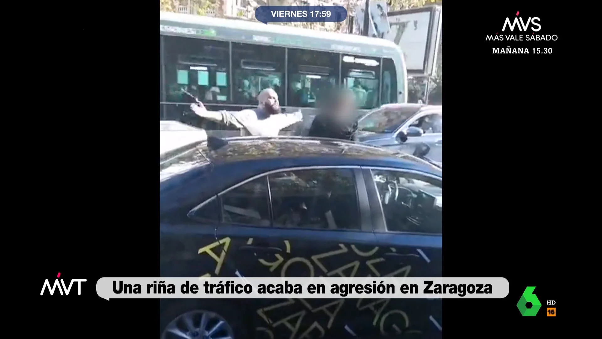 La brutal agresión a una conductora de Uber por una discusión de tráfico acaba con su agresor detenido