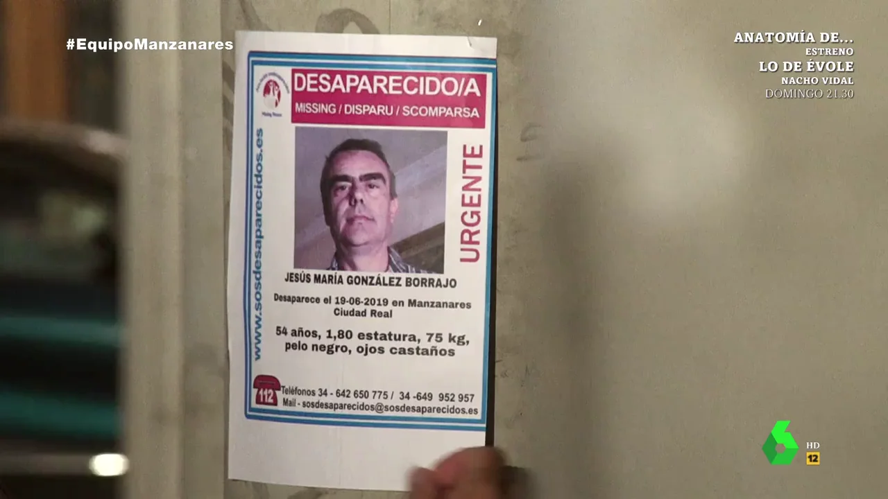 Cartel del desaparecido Jesús González