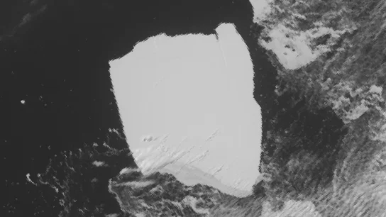 Imagen del gran iceberg A23a Imagen del gran iceberg A23a