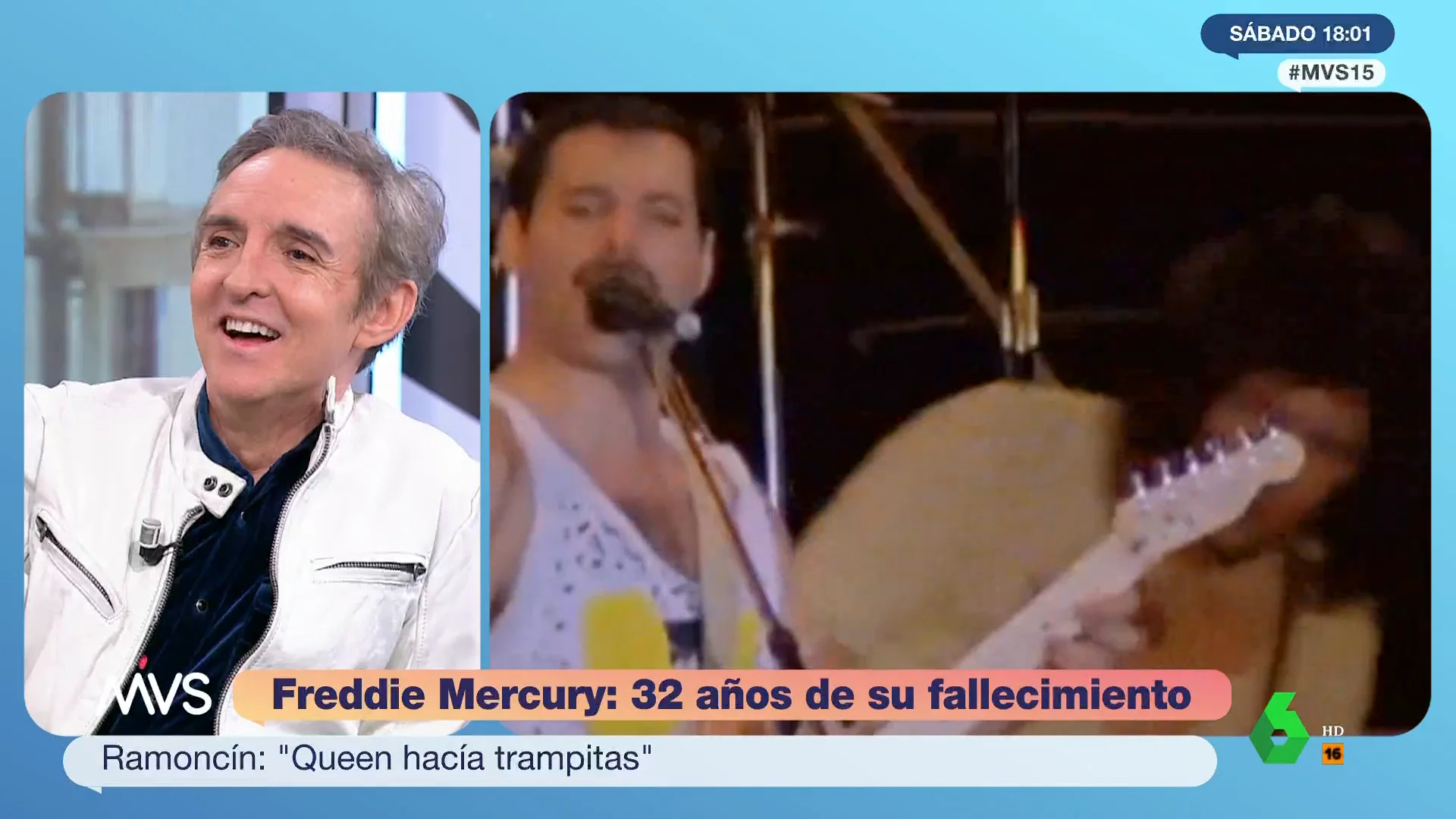 Ramoncín desvela que conoció a Freddie Mercury en persona