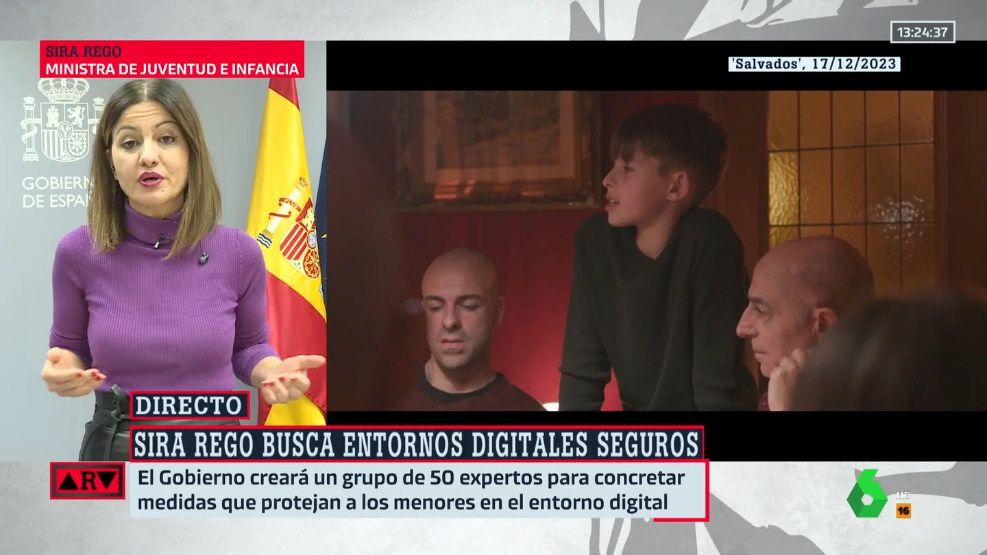 Sira Rego impulsa un grupo de 50 expertos para forjar una estrategia que proteja a los menores en el entorno digital Sira Rego impulsa un grupo de 50 expertos para forjar una estrategia que proteja a los menores en el entorno digital