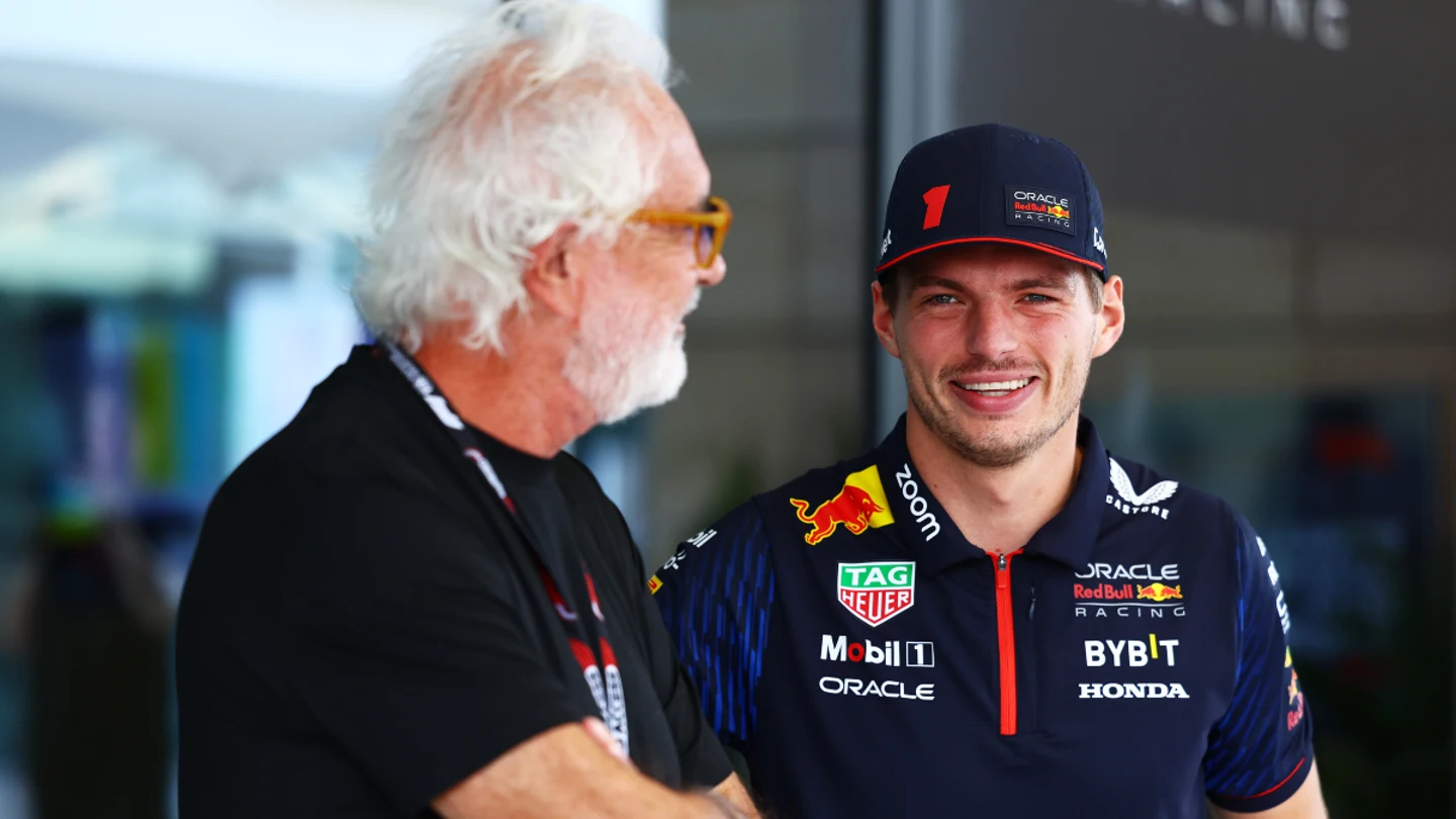 Flavio Briatore, con Max Verstappen Flavio Briatore, con Max Verstappen
