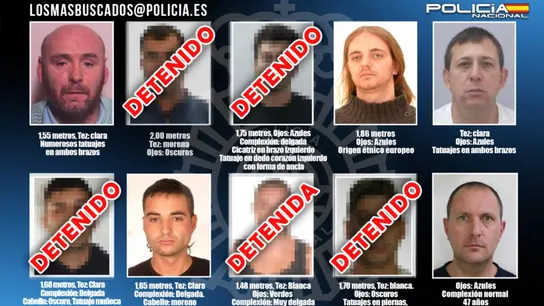 Los 5 fugitivos más buscados en España Los 5 fugitivos más buscados en España