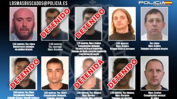 Los 5 fugitivos más buscados en España