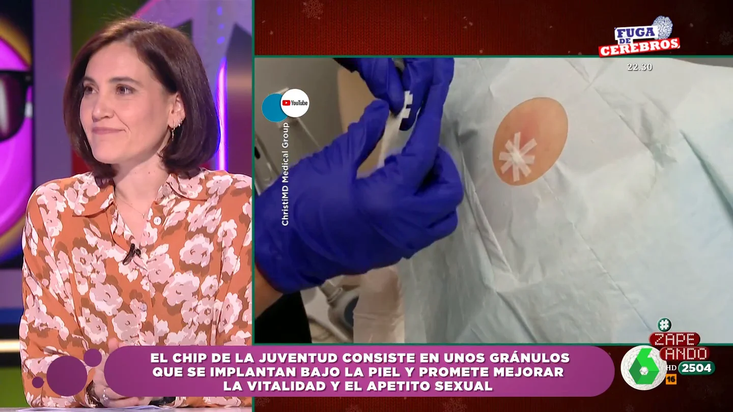 ¿Qué es el 'chip de la juventud' que promete devolver el apetito sexual?: Boticaria García lo cuenta en Zapeando ¿Qué es el 'chip de la juventud' que promete devolver el apetito sexual?: Boticaria García lo cuenta en Zapeando